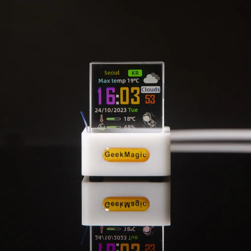 Wi-Fi Smart Pixel Display Clock and Weather Station