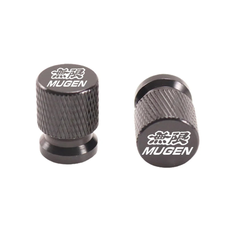T6061 Aluminum Tire Valve Caps – Honda/Mugen-Style Colors
