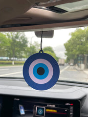 Round/Freesia Fresh Scent Car Air Freshener