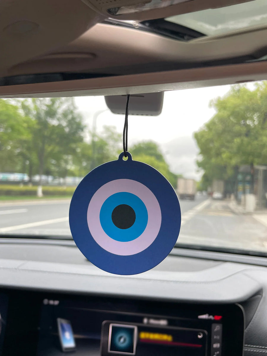Round/Freesia Fresh Scent Car Air Freshener