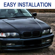 Front Kidney Grill Grille Glossy Black ABS Car for BMW E46 4 Door Wagon/Touring& Sedan/Saloon(320i 323i