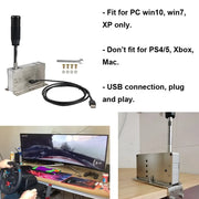 PC USB Sim Racing Games Sequential Shifter H Gear Shift for Logitech G25 G27 G29 G920 G923 Thrustmaster