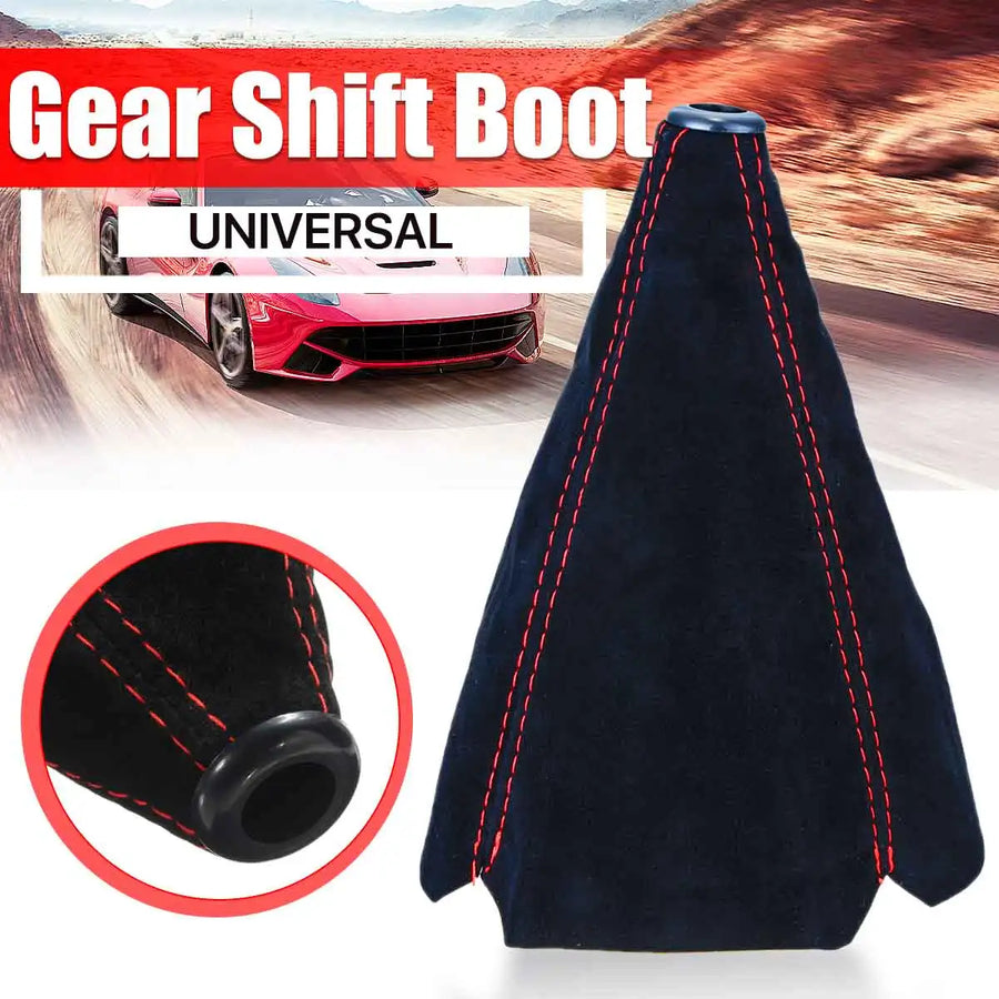 Universal Suede-leather Manual Gear Shift Knob