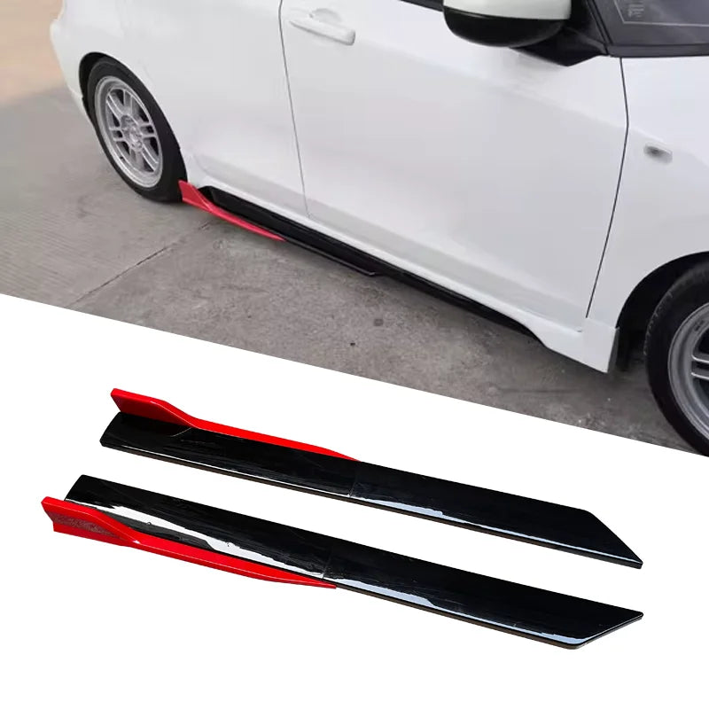 Black Side Skirt Extension Set for Audi A3/A4/A5