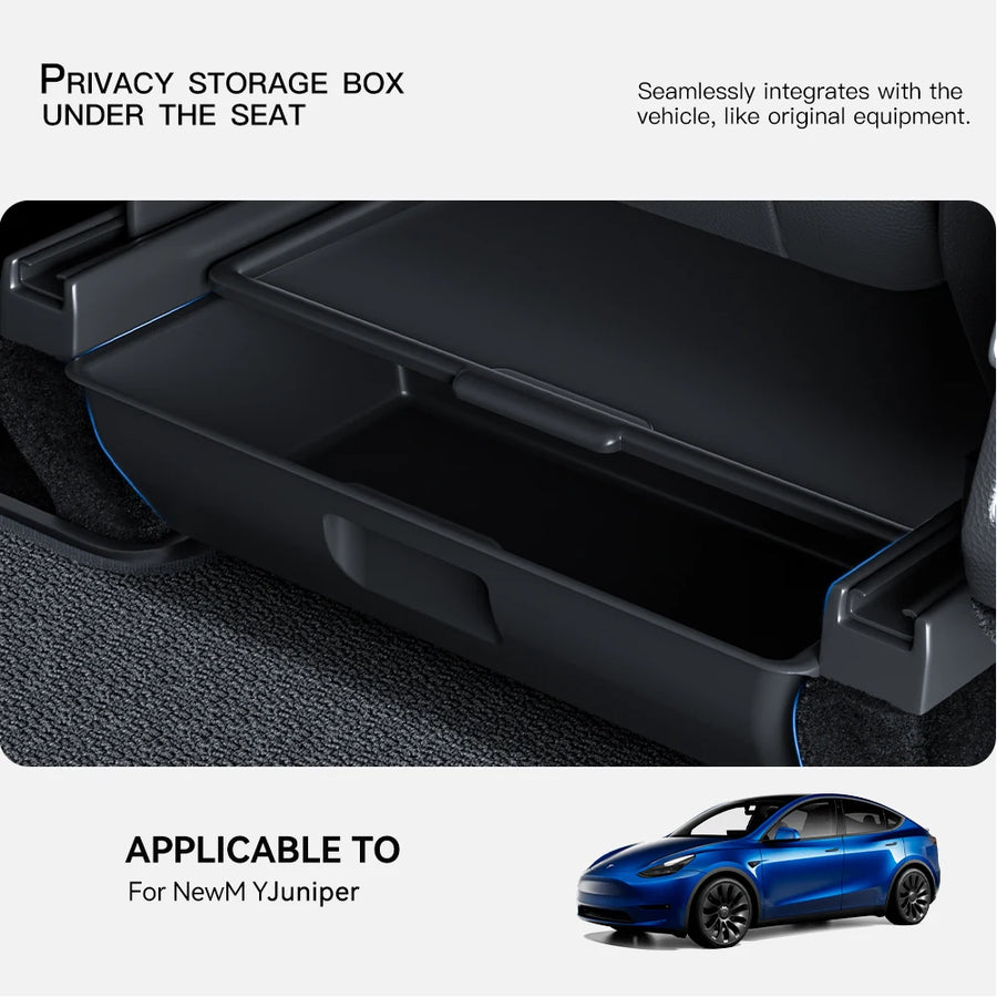 Under-seat Storage Organizer for Tesla Model 3/Y 2025