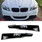 Front Bumper Splitters for 2009–2012 BMW E90/E91 M-Tech LCI – Pair
