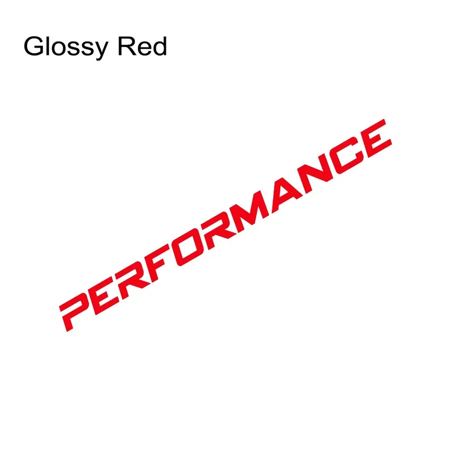Performance Lettering Vehicle Decal – 98.5 × 6.8 cm