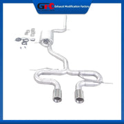 Stainless Steel Valved Cat-Back Exhaust System for Volkswagen Scirocco 2009-2016