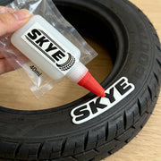 3D Tire Sticker Glue 40ml Car Waterproof Tire Letter Super Glue Sticky Stickers Special Glue Rubber Adhesive