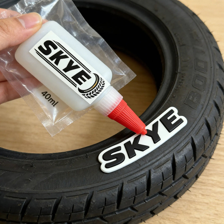 3D Tire Sticker Glue 40ml Car Waterproof Tire Letter Super Glue Sticky Stickers Special Glue Rubber Adhesive