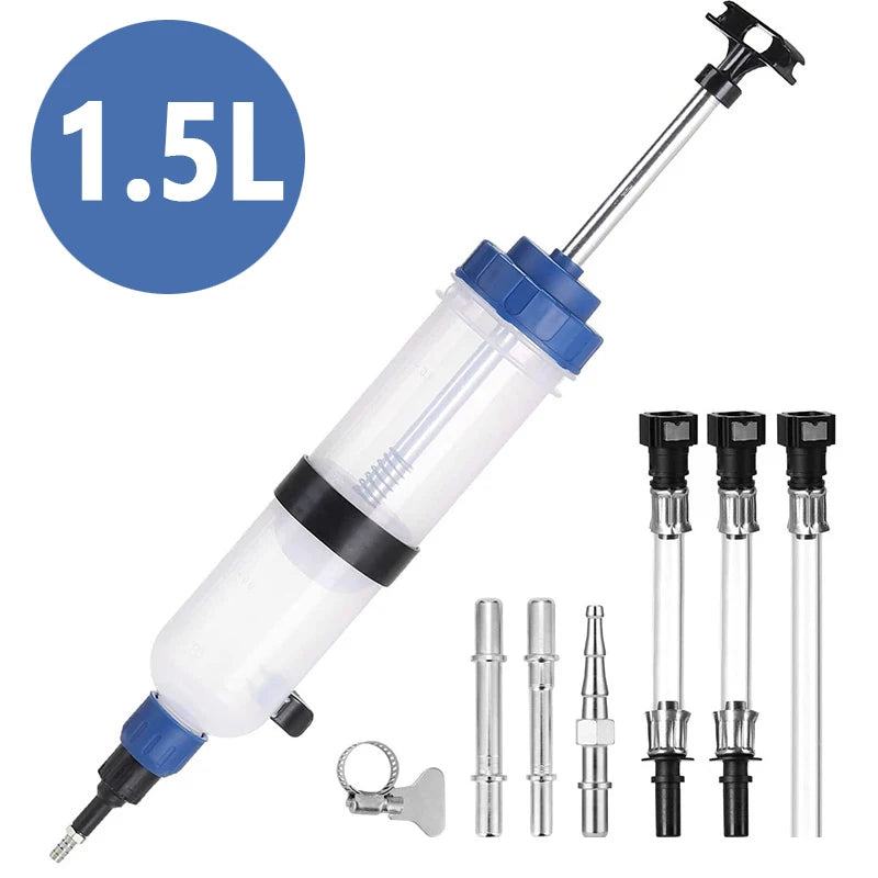Manual Fluid Transfer Syringe, 200cc/500cc/1.5L Options