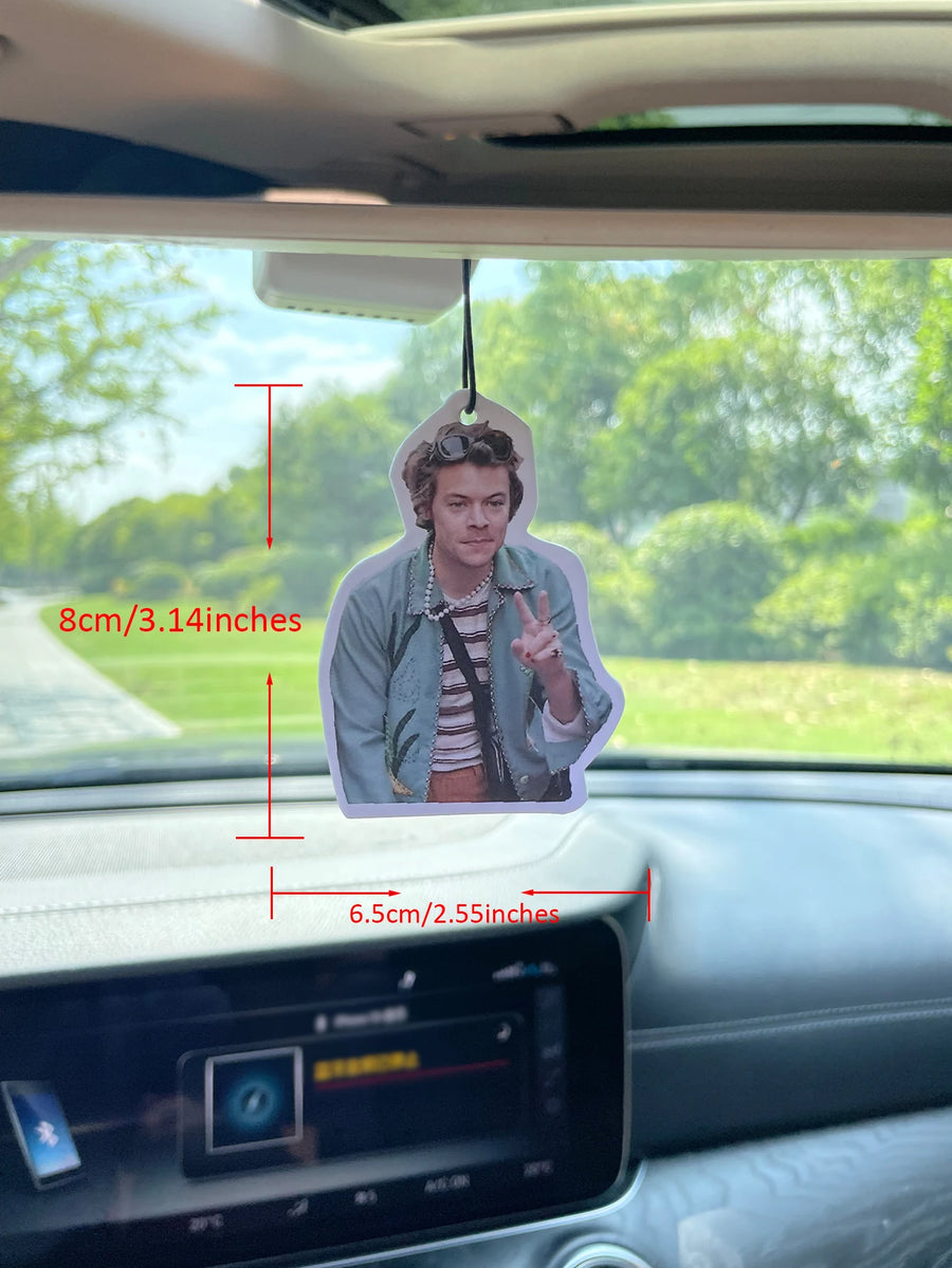 Harry Styles Peace Sign Hanging Car Air Freshener