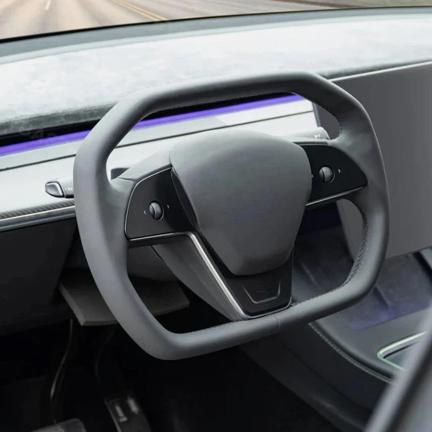 Heated Yoke Steering Wheel for Tesla Model 3/Y – 2016–2024