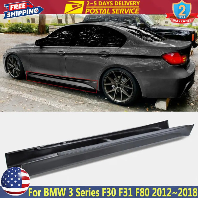 BMW 3 Series F30/F31 Unpainted Side Skirt Pair – 2012–2018