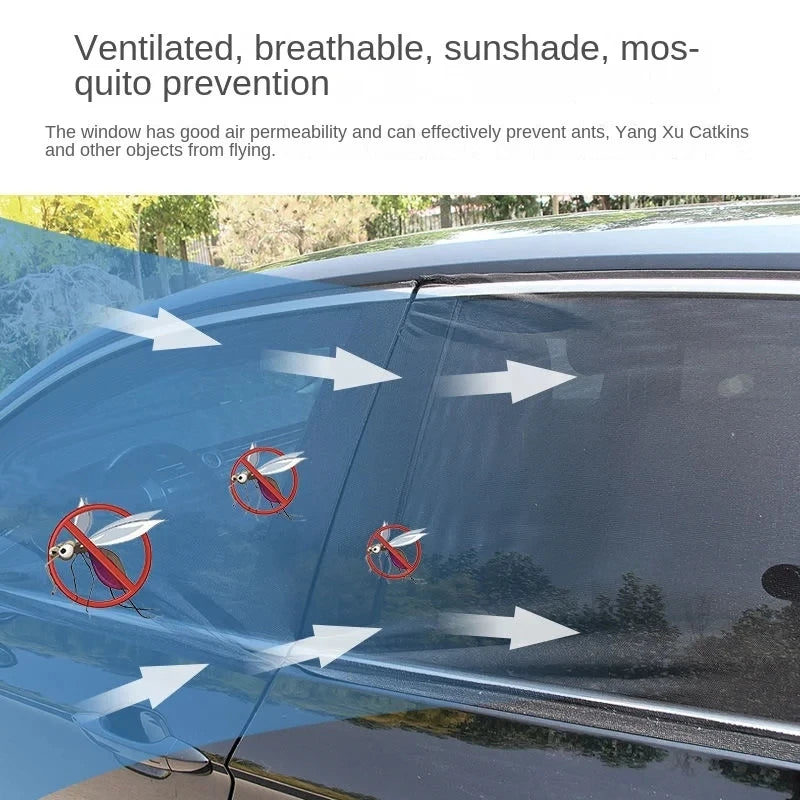 Universal Mesh Side-Window Sunshade Pair for Cars and SUVs