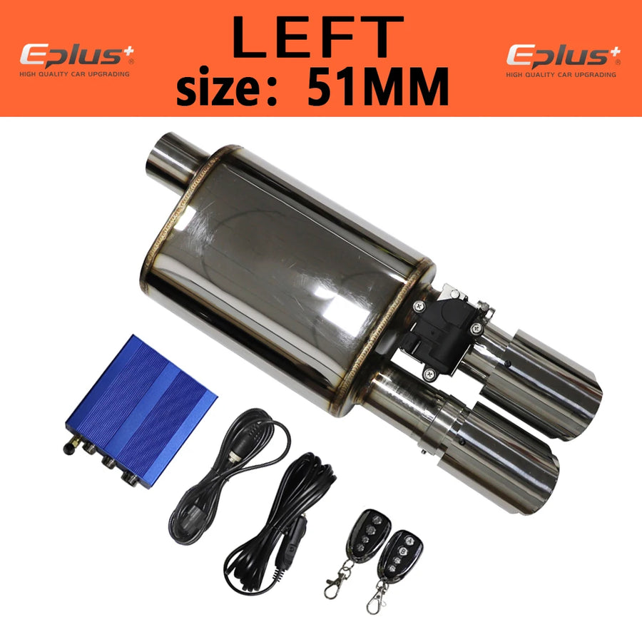 Universal Electric Exhaust Cutout Valve Kit