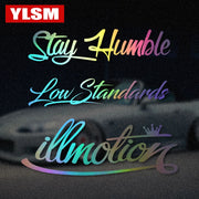 JDM Lowrider Reflective Windshield Decal