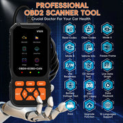 V500 OBD2 Code Reader with Vehicle Voltage and Charging Test