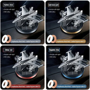 Solar-Powered Rotating Fighter-propeller Car Aroma Diffuser