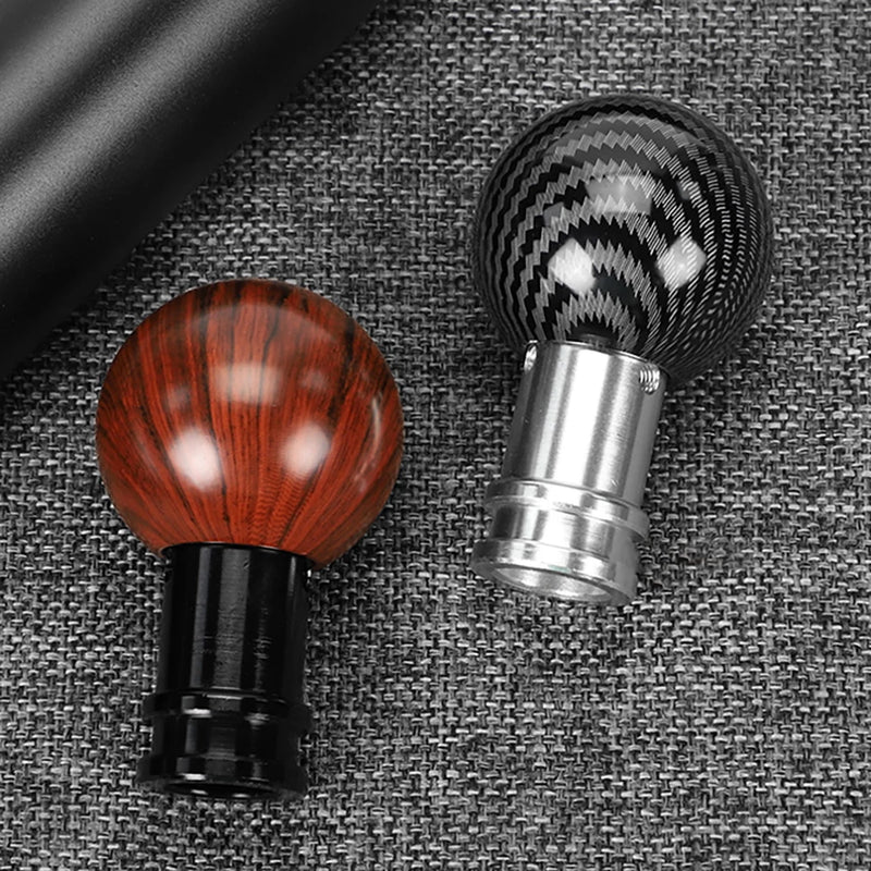 Universal Wood-Grain & Carbon-Fiber Shift Knob