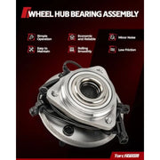 Pair Front Wheel Hub Bearing Assembly for Ram 1500 2019-2022 1500 Classic