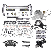 Head Gasket Set Timing Chain Water Pump Camshaft for Toyota Tundra Lexus