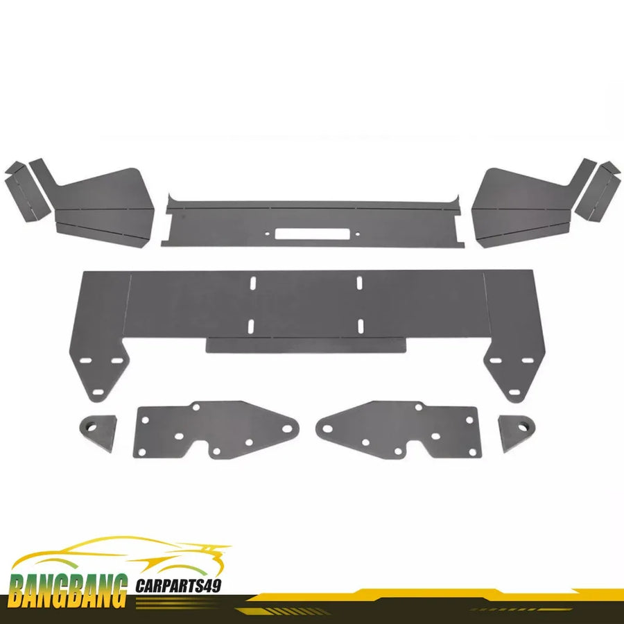 Bare-Steel Front Winch Bumper Kit for 1984–2001 Jeep Cherokee XJ