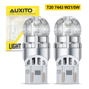 2-Piece 1156/1157/7440/7443 LED Brake/Tail/DRL Light Bulb – Amber/Yellow/Red/White, CANBUS, 12V