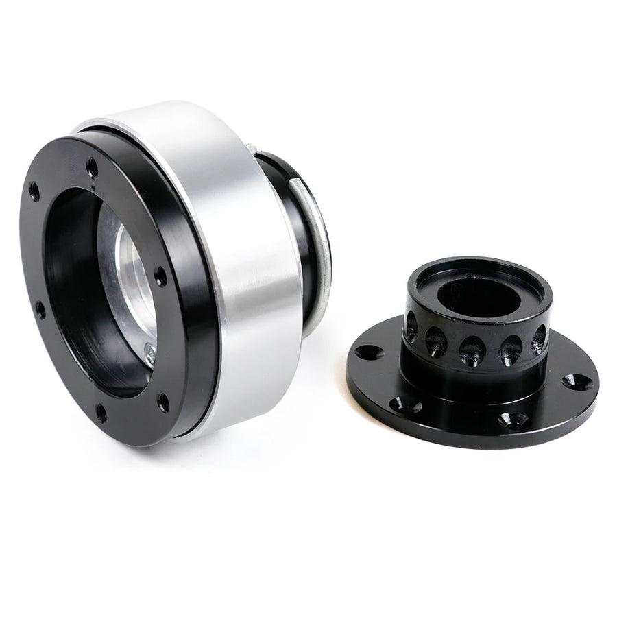 Quick-Release Steering Wheel Hub Adapter for Simagic and Moza Racing Simulators