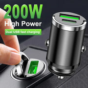 Dual-Port USB Car Charger – Multiple Fast-Charge Styles
