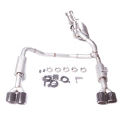 304 Stainless Steel Valved Cat-Back Exhaust System for Toyota Land Cruiser Prado 2.8T/3.0T/4.0L