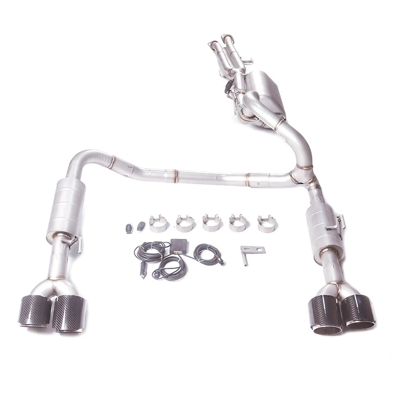 304 Stainless Steel Catback Valvetronic Exhaust System for Toyota Prado 2.8T 3.0T 4.0L Valve Exhuast Muffler