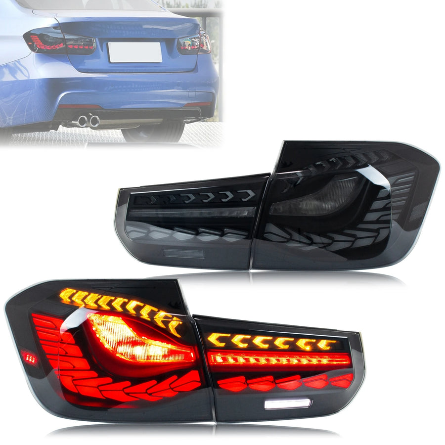 BMW 3 Series F30/F80 M3 GTS-Style LED Tail Light Pair – 2011–2018