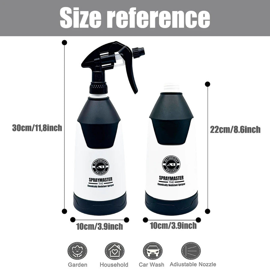 1 L Adjustable Trigger Spray Bottle for Car Detailing