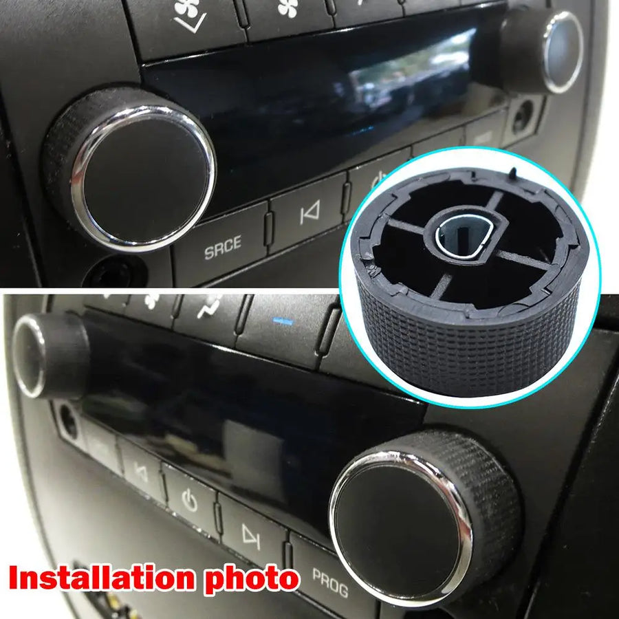Rear Radio Volume Knob Set for Cadillac, Chevrolet and GMC