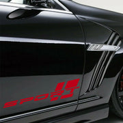 Reflective Racing Door-Side Stripe Decal