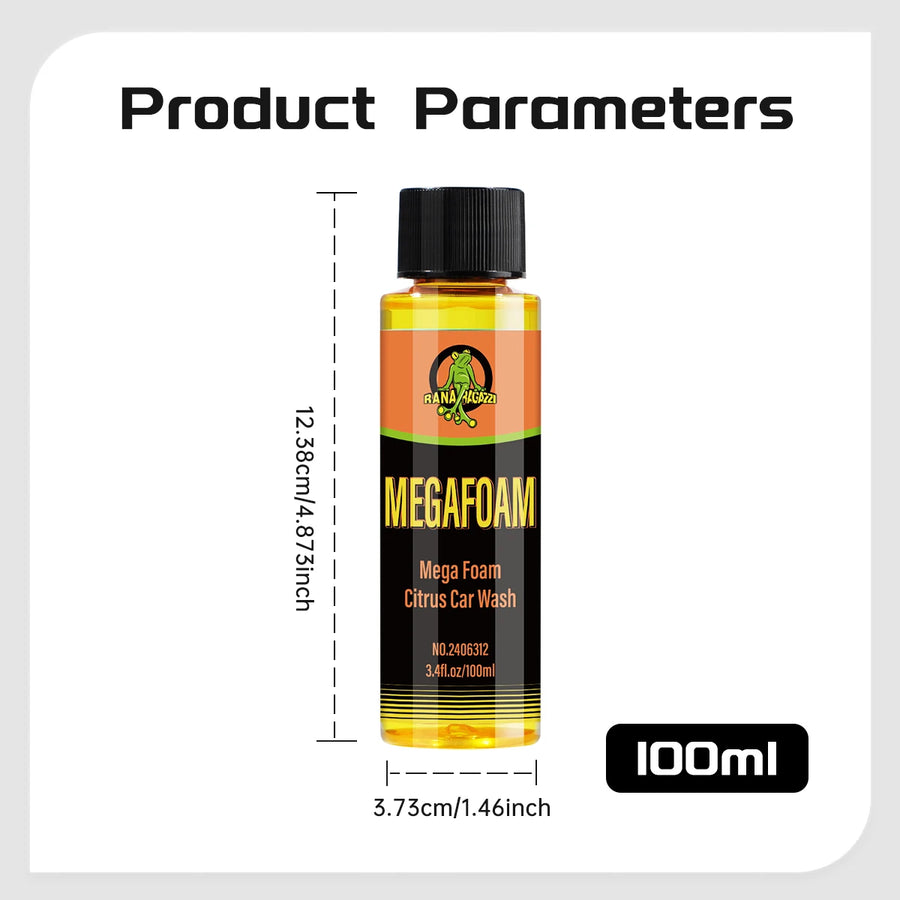 Citrus-Scented High-Foam Car Wash Shampoo