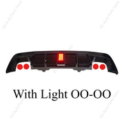 Rear Bumper Diffuser with Light Option for BMW 5 Series E60 M Sport