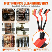 3-Piece Wire & Nylon Cleaning Brush Set