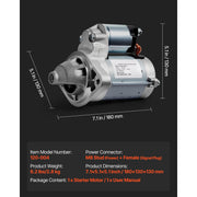 12V Replacement Starter Motor – Select OE & Vehicle Fitments