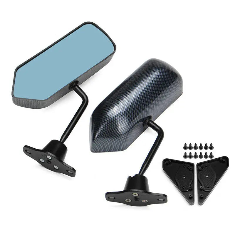 Retro F1-Style Side Mirrors for 1989–1997 Mazda MX-5 Miata – Pair