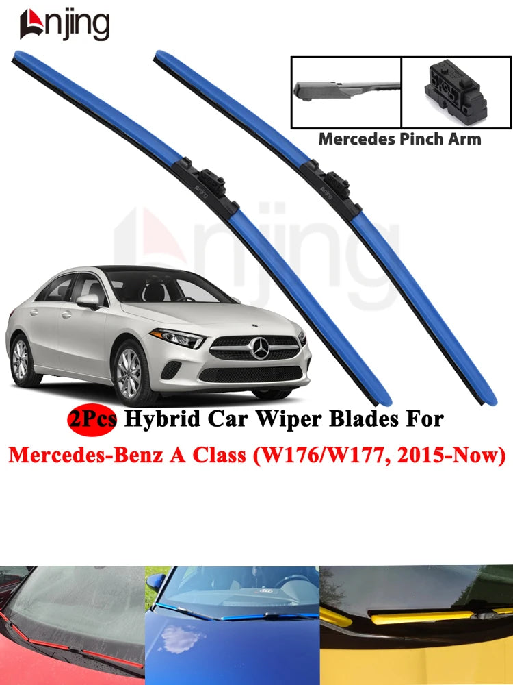 Front Windshield Wiper Blade for Mercedes-Benz A/Class () Model 2015-Present 2015 and Newer Mercedes-Benz