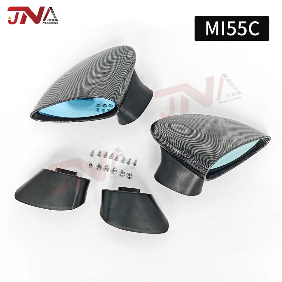 for Honda Civic FD2 8th Side Mirror Racing Car Mirror Black Rear View Mirror PC-MI55C