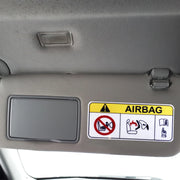 Airbag Warning Waterproof Vinyl Car Decal