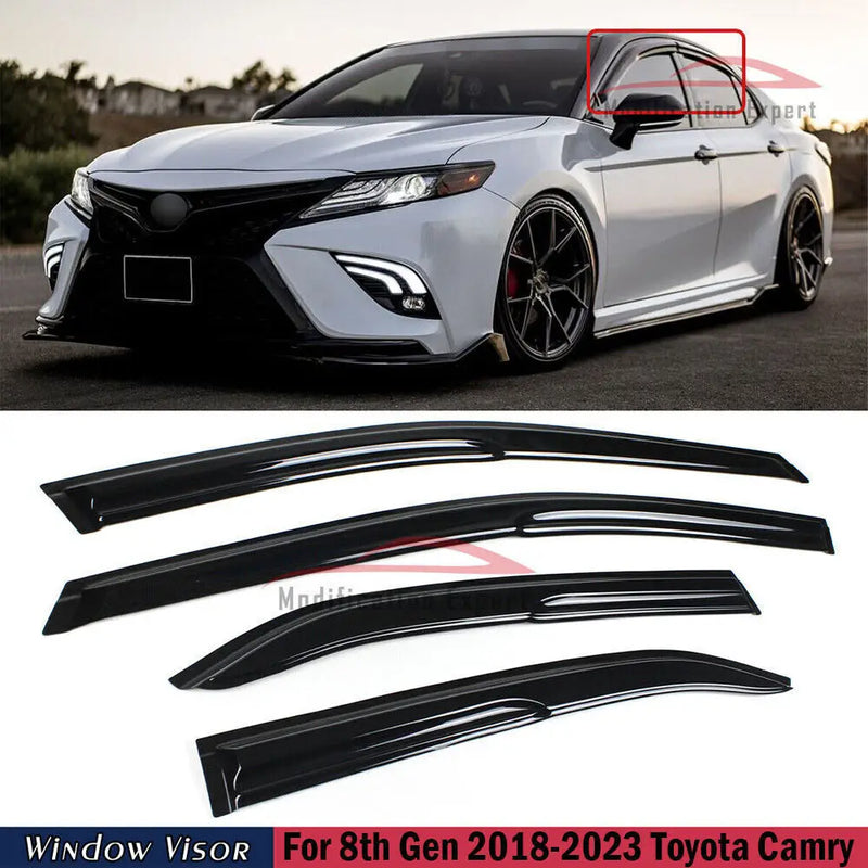Window Visors for 2018–2023 Toyota Camry – 4 Pieces
