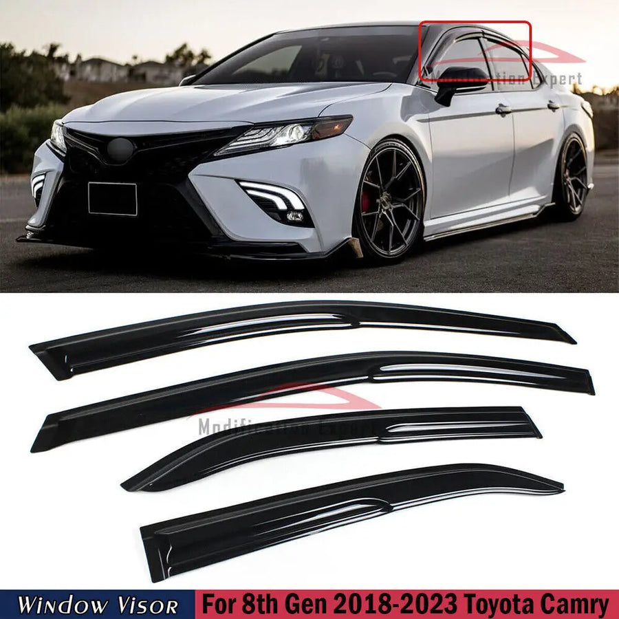 Window Visors for 2018–2023 Toyota Camry – 4 Pieces