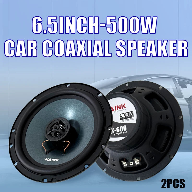 6.5-Inch 500W Coaxial Car Speakers