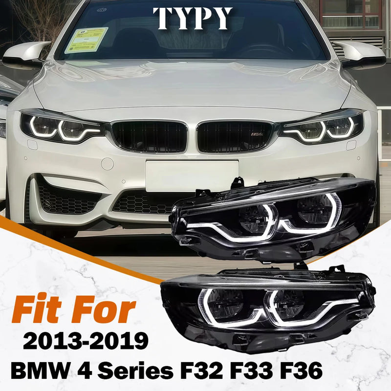 LED Headlight Assembly Set for 2013–2019 BMW 4 Series