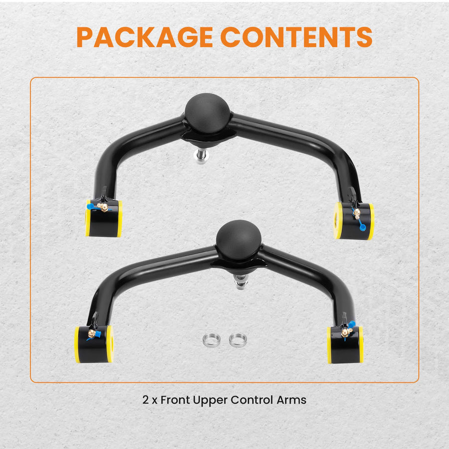 2-Piece Front Upper Control Arms 2002-2004'' Lift for Dodge RAM 1500 2006-2023 4wd
