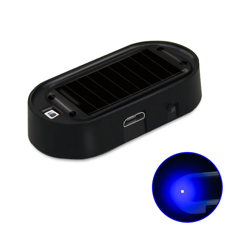 Solar-Powered Simulated Vehicle Alarm Lights – Select Pack